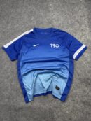 Nike T90 Blue Football Jersey L | Retro Total 90 Soccer Shirt Dri-FIT Gradient Tee