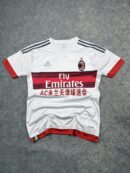 AC Milan Away Jersey White Adidas Climacool L | Fly Emirates Football Shirt