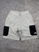 Nike Air Cargo Sweat Shorts Grey | Relaxed Fit Utility Shorts L