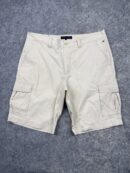 Tommy Hilfiger Beige Cargo Shorts | Premium Utility Shorts W36