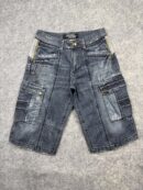 Strike Jeans Denim Cargo Shorts | Y2K Streetwear Utility Shorts W30