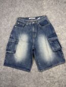 Avandress Denim Cargo Shorts | Baggy Y2K Streetwear Shorts W28