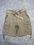ASK Enquired Cargo Shorts With Belt | Utility Streetwear Shorts W32