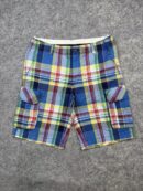 HAZZYS Plaid Cargo Shorts | Multicolor Check Utility Shorts W32
