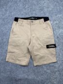 National Geographic Utility Cargo Shorts Beige | Outdoor Tactical Shorts W32