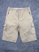 Converse Beige Cargo Shorts | Utility Multi Pocket Casual Shorts Relaxed Fit