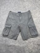 Tommy Hilfiger Grey Cargo Shorts | Premium Utility Casual Streetwear Shorts