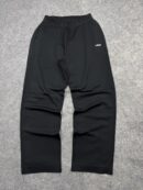 Fila Black Straight Fit Track Pants | Classic Sports Joggers | Size M