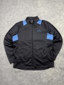 Kappa Track Jacket | Black Blue Full Zip Sports Jacket | Size XL
