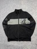 NBA Cleveland Cavaliers CLE Track Jacket | Black Grey Full Zip Sports Jacket | Size M/L