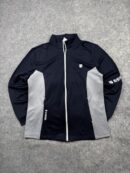 K-Swiss Women’s Track Jacket Navy Grey | Full Zip Sports Jacket | XXL