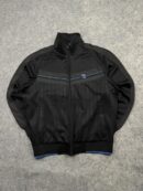 Pro World Cup Black Track Jacket | Retro Sports Zip Jacket | Size M