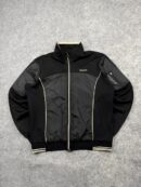 Reebok Black Performance Track Jacket | Full Zip Sports Jacket | Size L/XL