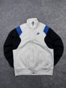 Nike Sportswear White Track Jacket | Full Zip Retro Jacket | Size M | Minor Defect