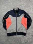 HEAD Sportster Roadwear Track Jacket Grey Navy | Full Zip Sports Jacket | Size L