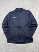 Nike Dri-FIT Track Jacket Men | Navy Blue Full Zip Sports Jacket | Size M