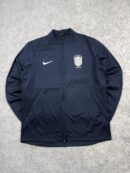 Nike Dri-FIT Brazil Track Jacket Men | Navy Blue Full Zip Football Jacket | Size XL