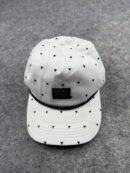 Nike Golf White Triangle Pattern Cap | Classic99 Dri-Fit NikeGolf Hat | Adjustable White Golf Baseball Cap