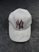 MLB New York Yankees White Cap | NY Logo Baseball Hat | Adjustable Vintage MLB Cap
