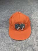 Stüssy Snapback Cap Orange | Vintage Streetwear Hat | Embroidered Logo | Adjustable Fit