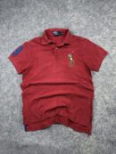 Polo Ralph Lauren Big Pony Custom Fit Polo Shirt Red | Size S/M