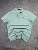Polo Ralph Lauren Mint Green Polo Shirt | Embroidered Pony Logo | Size M