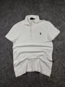 Polo Ralph Lauren Featherweight Mesh Polo Shirt White | Women’s Polo Tee | Size S