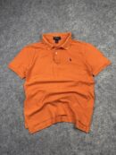 Polo Ralph Lauren Orange Polo Shirt | Classic Cotton Polo Tee | Size XXS