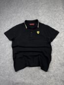 Ferrari Black Polo Shirt | Official Licensed Scuderia Ferrari Polo | Size L