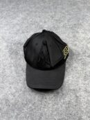 Gucci x New York Yankees Black Dad Cap | Tonal NY Logo | Gold UCC Patch | Adjustable | One Size