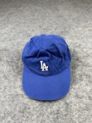 MLB LA Dodgers Royal Blue Dad Cap | Mini White LA Logo | Adjustable Strap | One Size