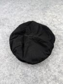 Militage Black Newsboy Cap Cotton Elastic Fit Vintage Beret Style Hat