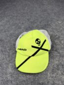 Head Neon Green Mesh Trucker Cap Adjustable Snapback Sports Running Hat