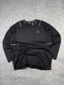 Spyder Active Black Performance Long Sleeve T-Shirt XXL Stretch Gym Athletic Wear