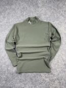 Under Armour ColdGear Olive Green Mock Neck Long Sleeve Compression Shirt Men’s Medium Stretch Thermal Top