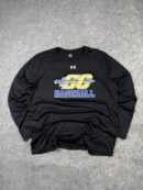 Under Armour SC Baseball Long Sleeve T-Shirt Black (L/XL) Athletic Sports Gym Performance Tee
