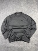 Under Armour HeatGear Grey Long Sleeve T-Shirt (L/XL) | Stretch Gym Activewear
