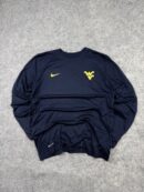 Nike Dri-FIT WVU Long Sleeve T-Shirt (M) | Navy Blue Performance Gym Top