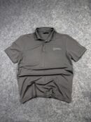National Geographic Grey Performance Polo Shirt | Outdoor Quick-Dry Polo | Size M