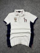 HAZZYS Royalist Regatta Polo Shirt White Navy | Slim Fit Premium Polo Tee | Size S