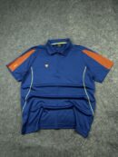 Spieler ACT Performance Polo Shirt XL Blue Orange | Quick Dry Sports Polo | Activewear