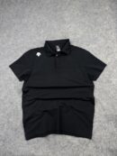 Descente Black Performance Polo Shirt Size S | Premium Sportswear Polo