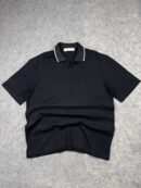 The Knit Company Black Premium Polo T-Shirt – Size L
