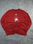 Adidas Creator Tee Richmond Spiders Long Sleeve Performance T-Shirt Red XXL