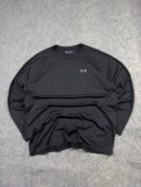 Under Armour HeatGear Long Sleeve Performance T-Shirt Black 2XL Training Activewear