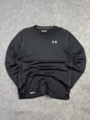 Under Armour ColdGear Fitted Long Sleeve Compression Shirt Black Large