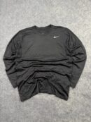 Nike Dri-FIT Long Sleeve Performance T-Shirt Black Large