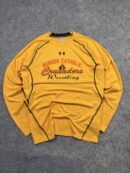 Under Armour HeatGear Compression Long Sleeve Wrestling Shirt Yellow 2XL Performance Top