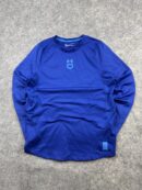Under Armour ColdGear Baseball Long Sleeve Performance Shirt Blue Men’s Medium Fitted