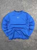Nike Dri-Fit Long Sleeve Running Shirt Blue | Size L | Nike Run Performance Top